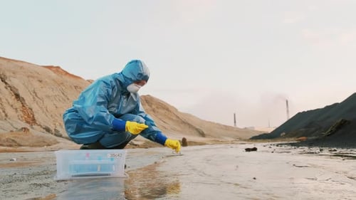 Quality Control Test Of Contaminated Water