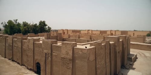 Iraq Hilla Governorate, the ancient city of Babylon