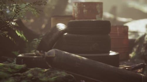 Garbage Dump in the Woods