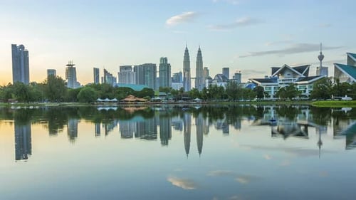 Dawn in Kuala Lumpur