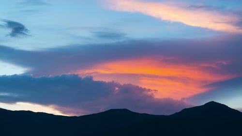 Nubes al atardecer