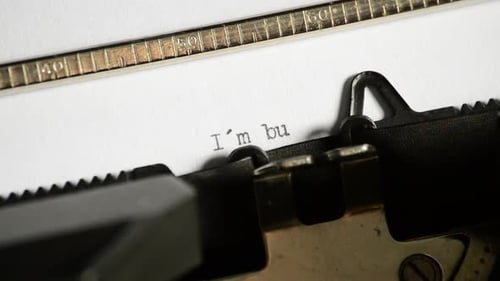 Escribiendo la expresión Estoy ocupado