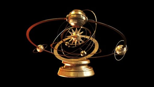 Golden Cup In The Form Of The Universe