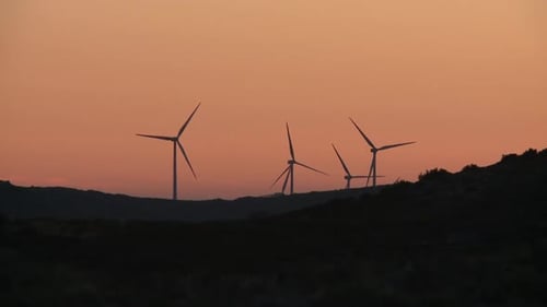 Windpower Sunset