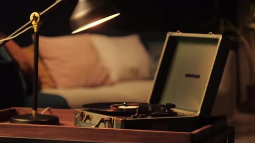 Vinyl Record Closeup