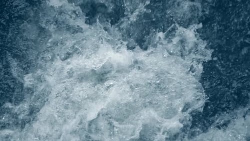 Crashing Waves and Swirling Water