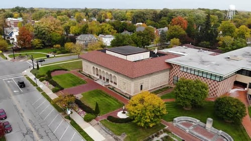 Musée d'art Allen Memorial - Oberlin Ohio. Images aériennes par Drone