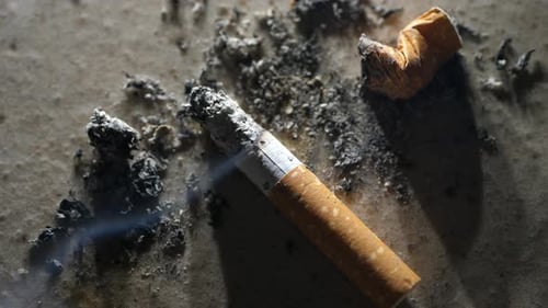 cigarette allumée