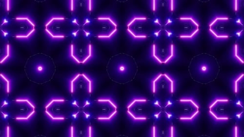 Laser Beam Neon Light Vj Kaleidoscope Loop 4K 01