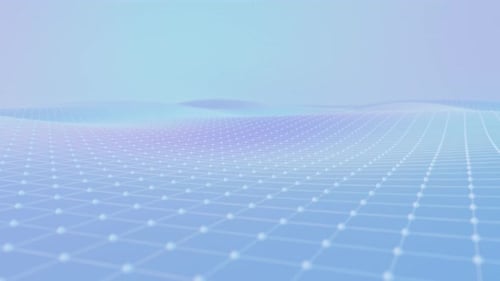 Gradient Plexus Shape Flowing Background