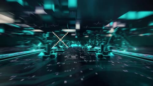 Futuristic Digital Technology Concepts Opener