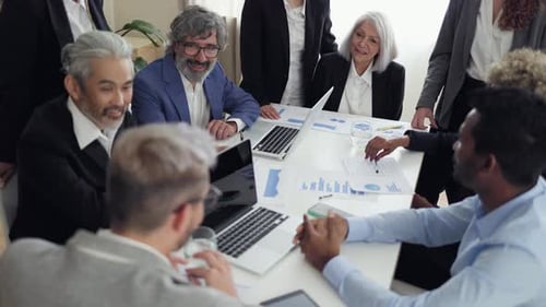 Multiracial business people working together in modern office - Entrepreneurship concept