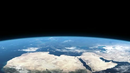 Earth from Space, Europe, Africa, Asia
