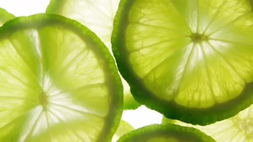 Close-up of slice lemons