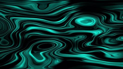 Abstract Glowing Cyan Colorful Ripple Trendy Liquid Background