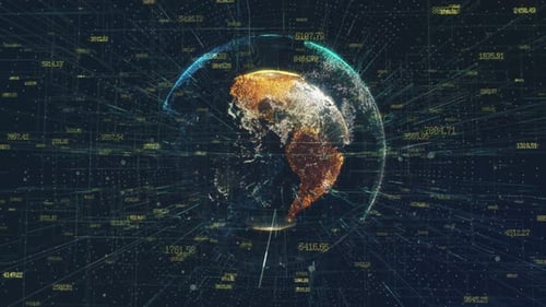 4k Digital World Loop