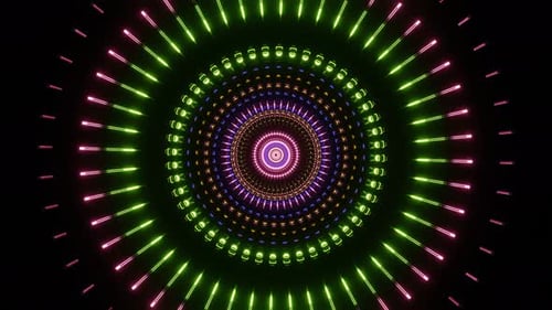 VJ Loop Rays of Discos 01