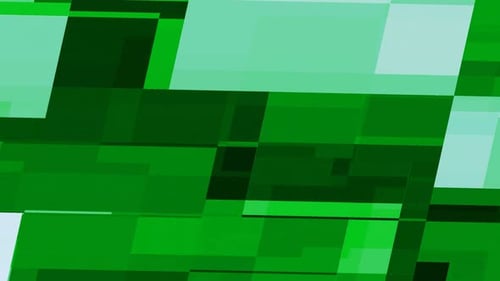 Green White Technology Shape Animated Background