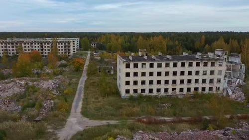 Super Secret Soviet Abandoned Military Ghost Town Irbene in Latvia.