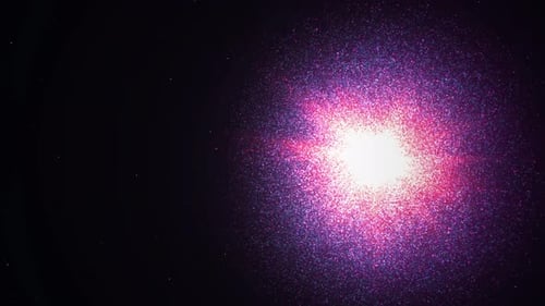 Dynamic Abstract Galaxy Particle Field Background
