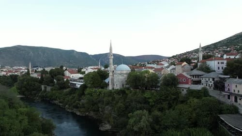 The Koski Mehmed Pasha Mosque in Mostar