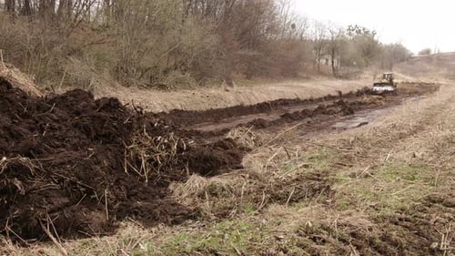 Construction Machinery Equipment Earth Building Bulldozer Earthmoving Machine Technology