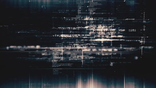 Futuristic Metaverse Matrix Simulation Background 01