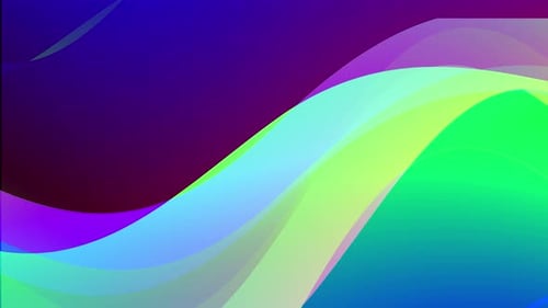 Blue Colorful Wavy Liquid Gradient Backdrop Seamless Loop Background