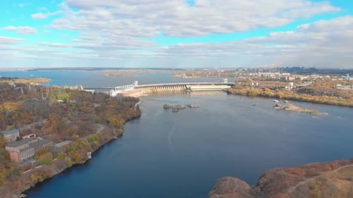River Dam Hydroelectric