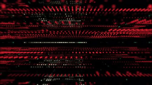 Sci Fi Roter rotierender Hintergrund, nahtlose Schleife