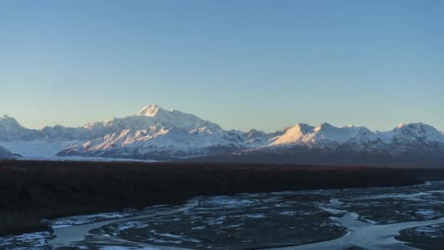Mount Denali at Sunset