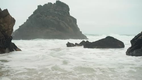 Ocean Wild Beach Stürmisches Wetter