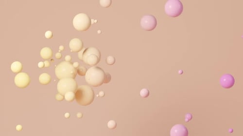 Yellow and Pink Mass Animation