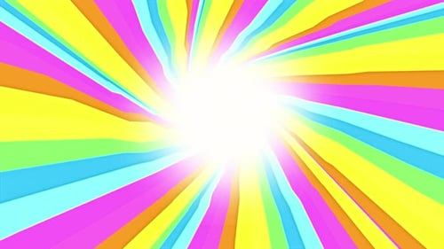 Túnel de ilusão colorido