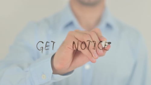 Hand Writes Get Noticed with Black Marker