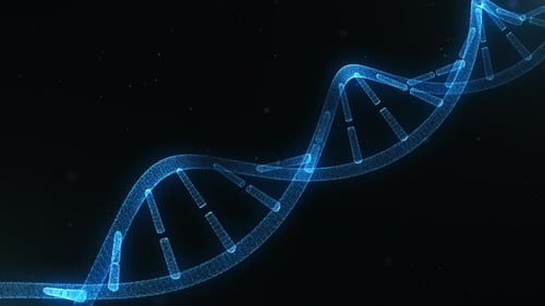 DNA Particles Background