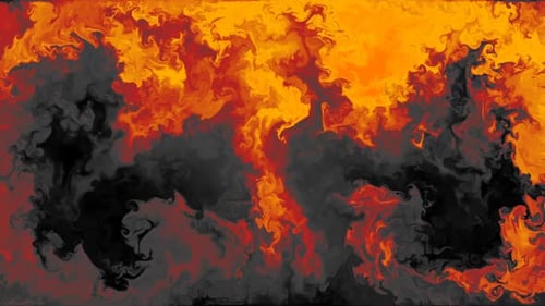 Abstract Fluid Dynamic Background Animation with Vibrant Colors