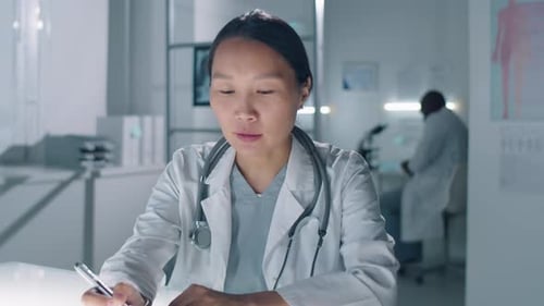 Friendly Doctor Offering Telehealth Advice Online