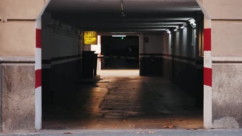 Modern Residential Home Apartment Building Architecture with Garage