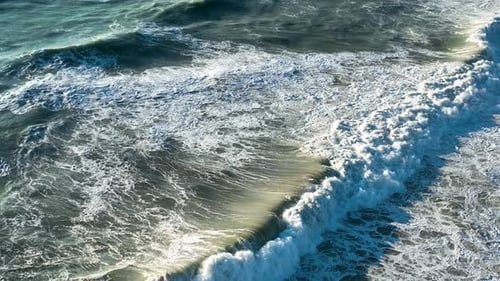 Aerial View Strong Storm Baskground Turkey Alanya
