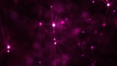 Abstract Pink Plexus Network Loop Background
