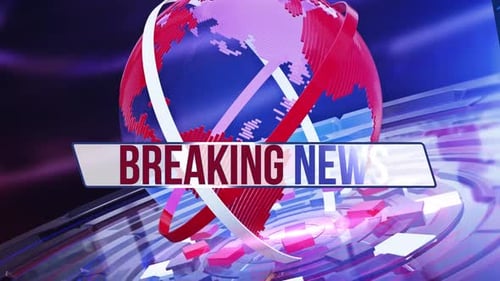 Breaking News Transition With Alpha Channel