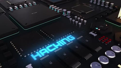 hackear o cabeçalho no fundo de um chip com muitos processos.