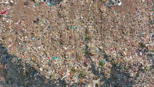 Aerial View of a Landfill Site
