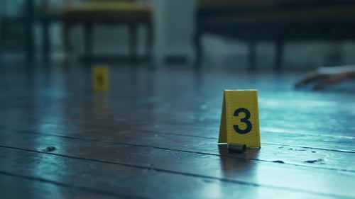 Crime Scene Investigation with Evidence Markers