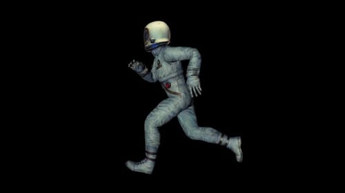 Course Astronaute Vintage