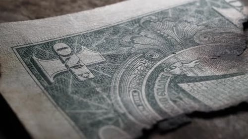Verbrannte Dollar