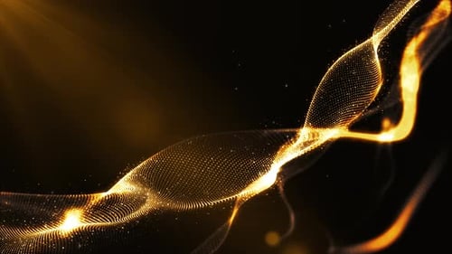 Goldpartikel Wave 01191