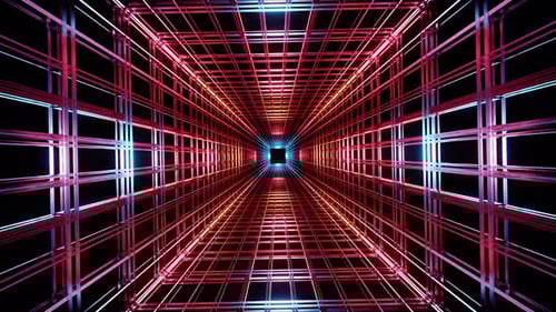 Sci Fi Room Travel Vj Loop Background In Motion 4K