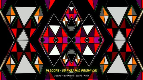 Vj Loops 3 D Pyramidenprisma V.01